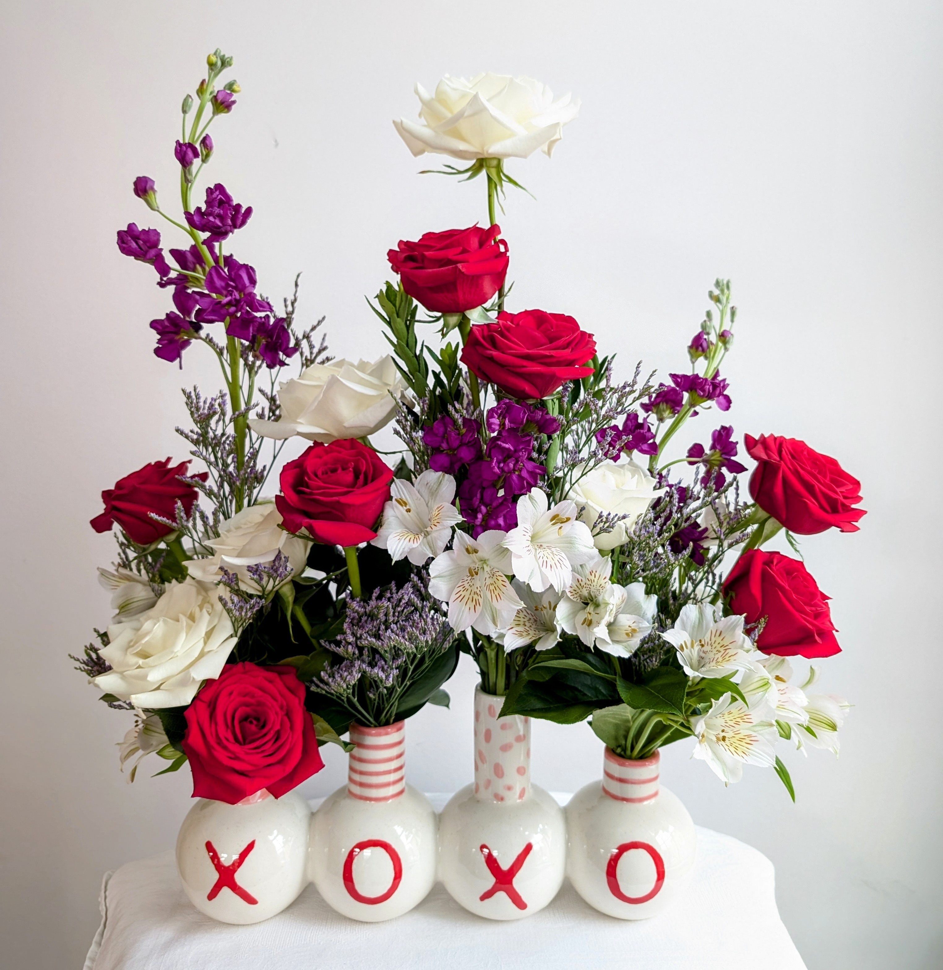 XOXO Valentine's Vases