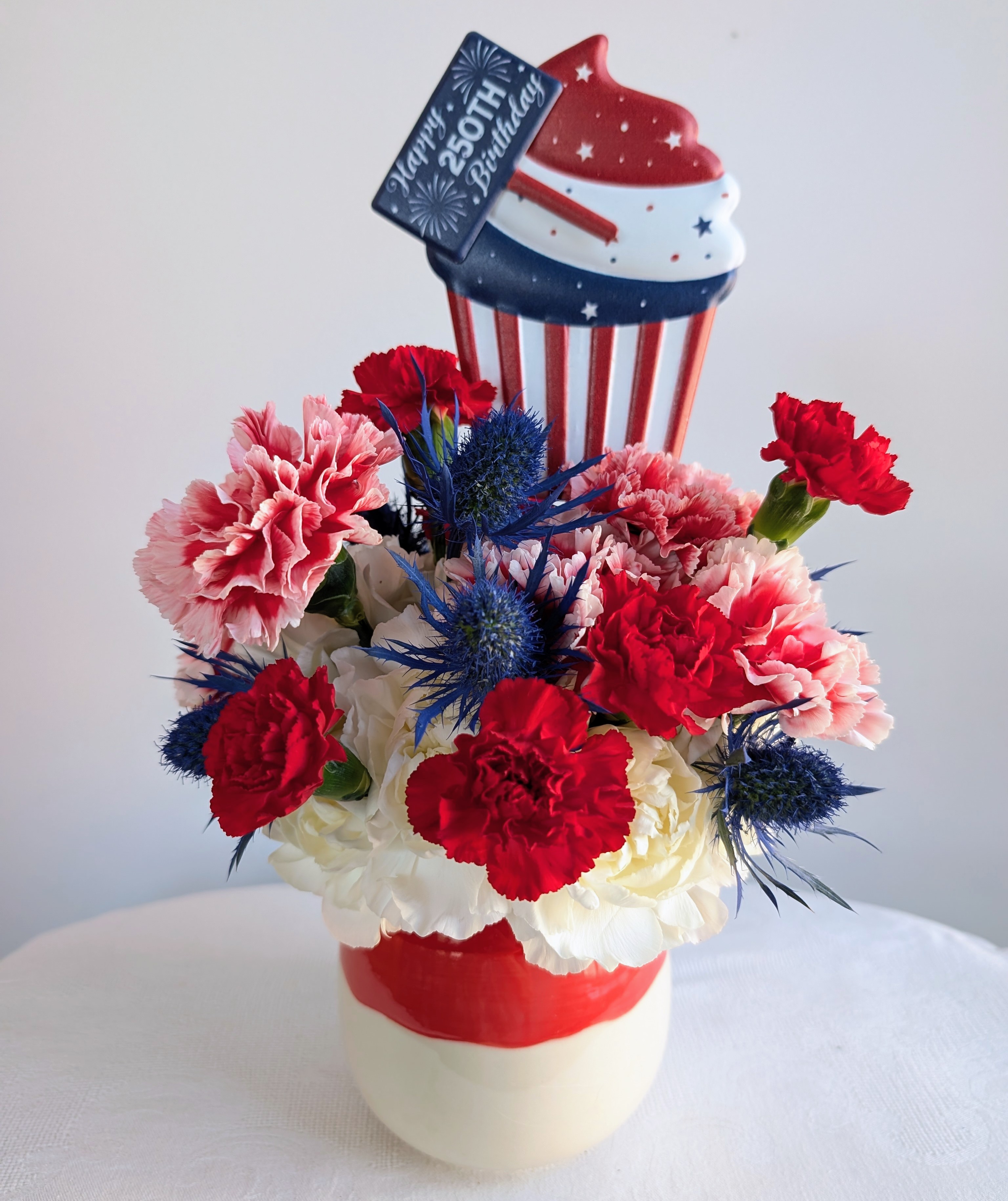 250th Birthday Cupcake Bouquet