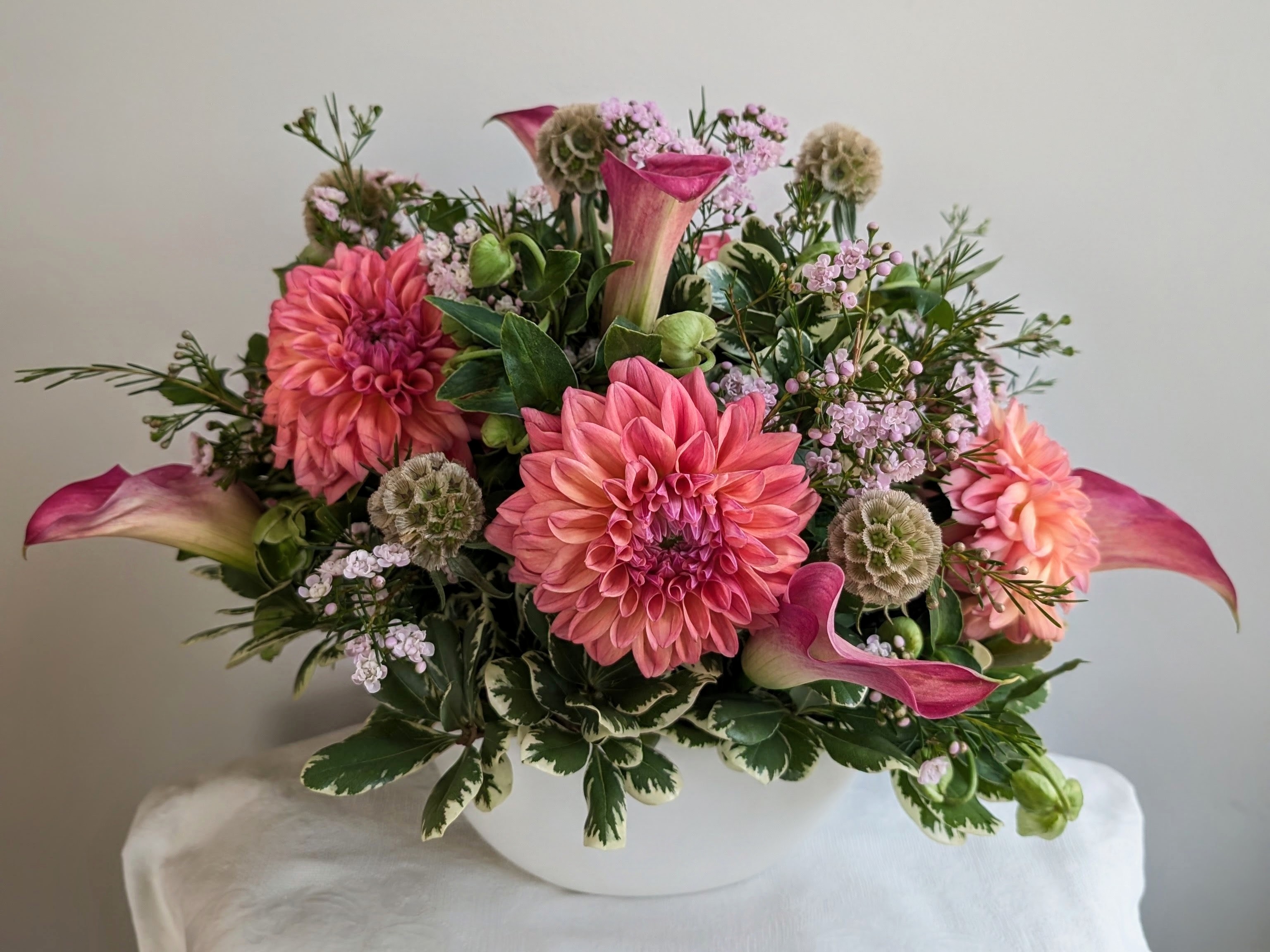 Dahlias & Callas