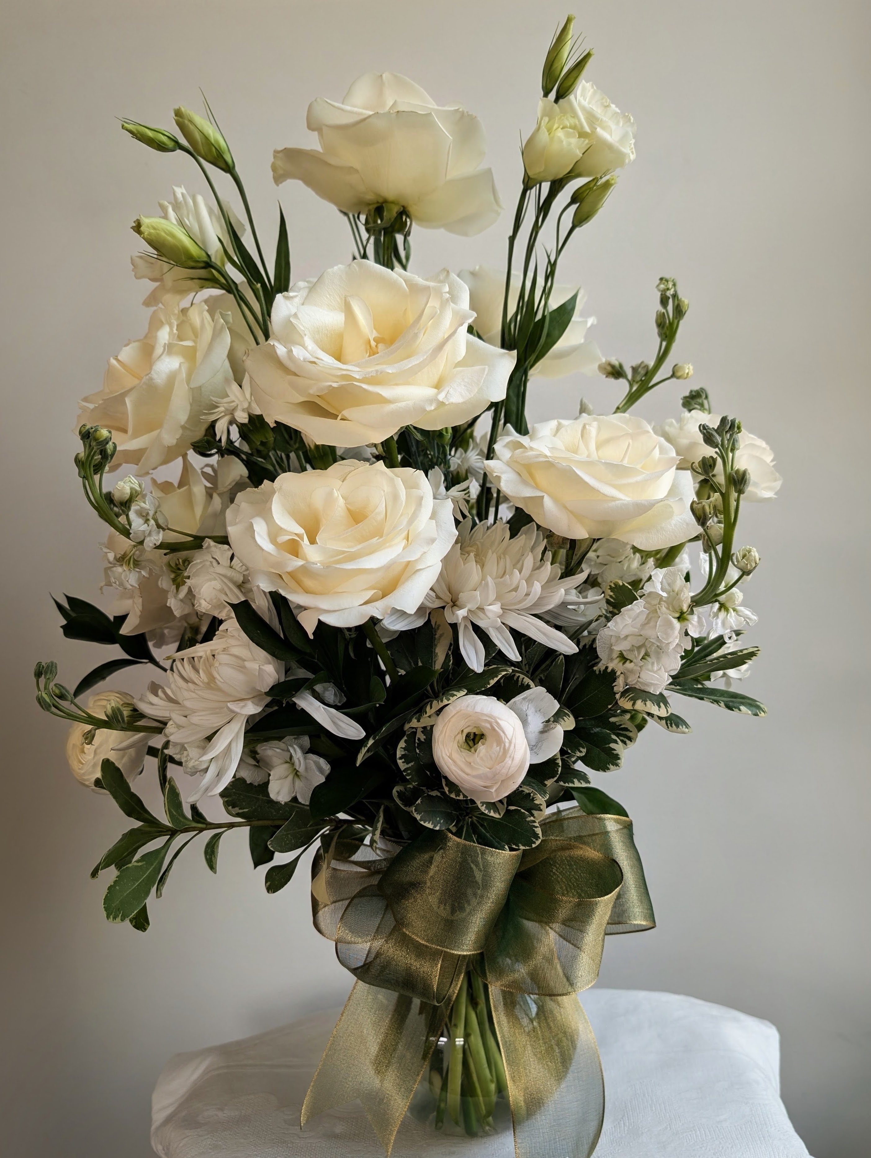 Classic White & Green